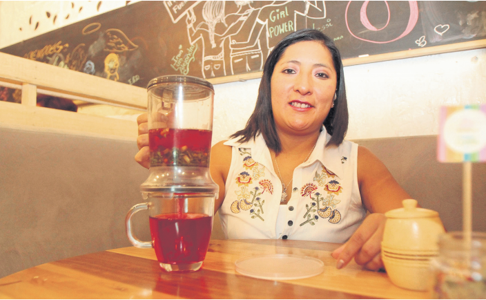 La construcción de una casa para tomar el té