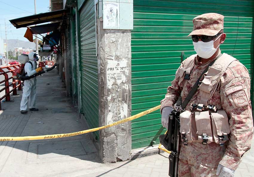 Limpieza y fumigación en cuarentena