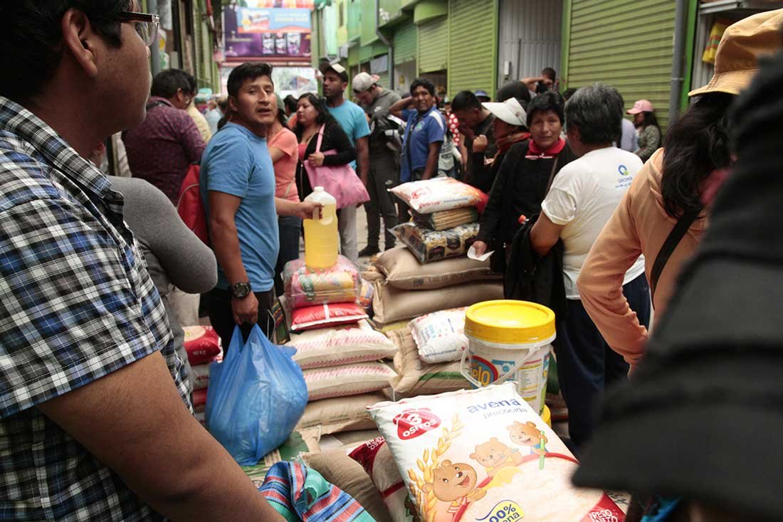 Gobierno aclara que no hay desabastecimiento en el país