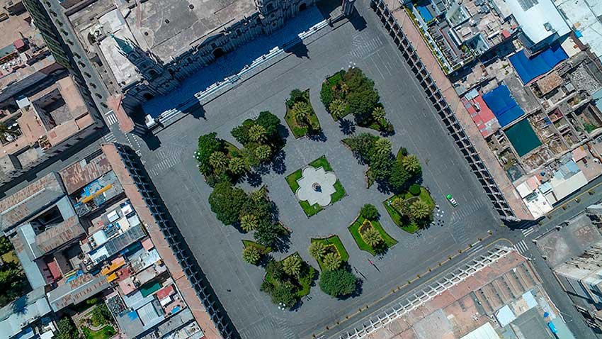 Una ‘ciudad fantasmal’ vista desde el aire