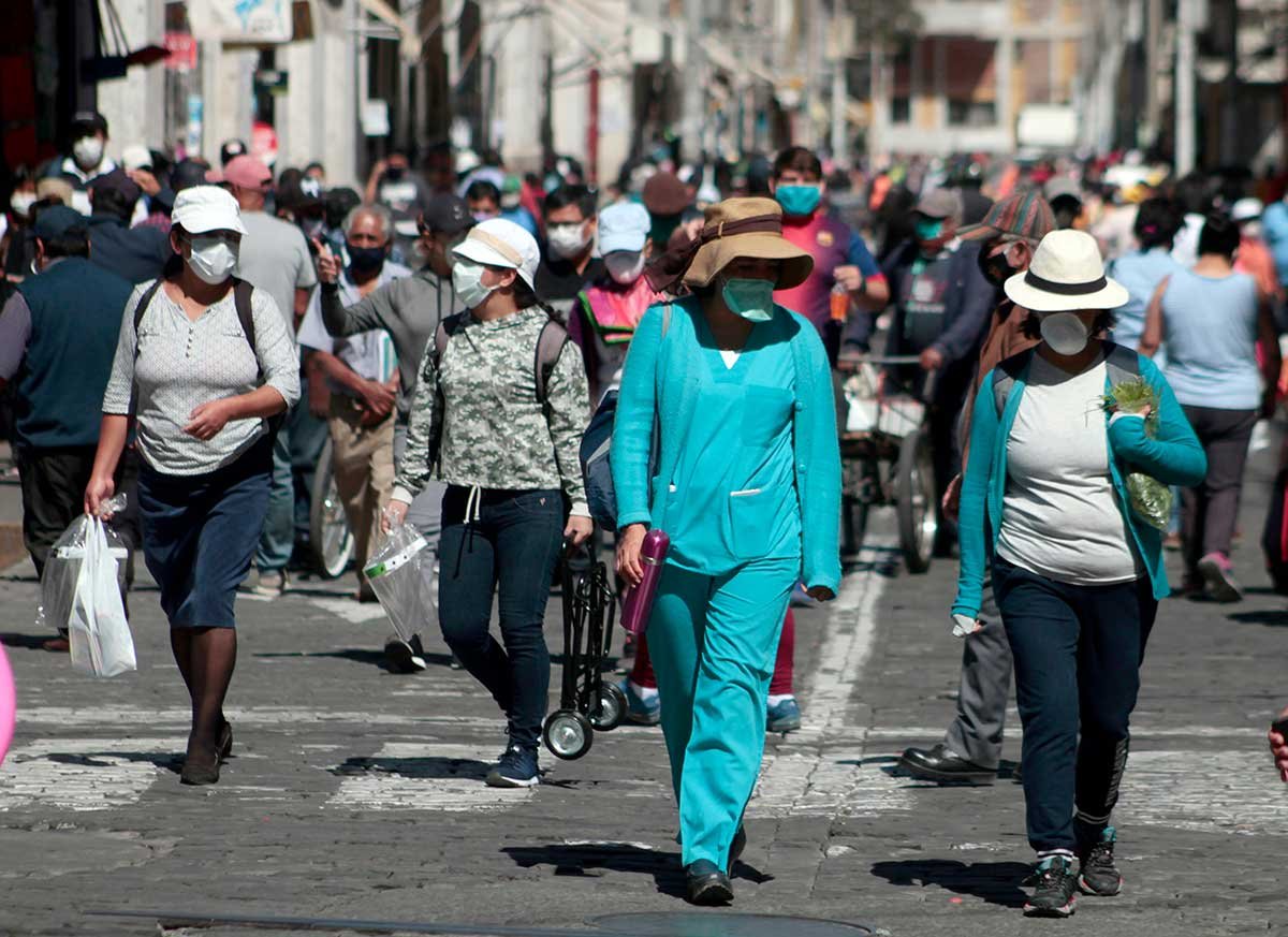 El índice de contagios por COVID-19 en Arequipa ya es mayor a 2