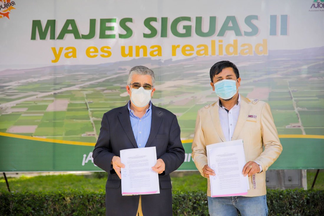 Gobierno regional y Cobra validaron Adenda 13 para reactivar Majes II