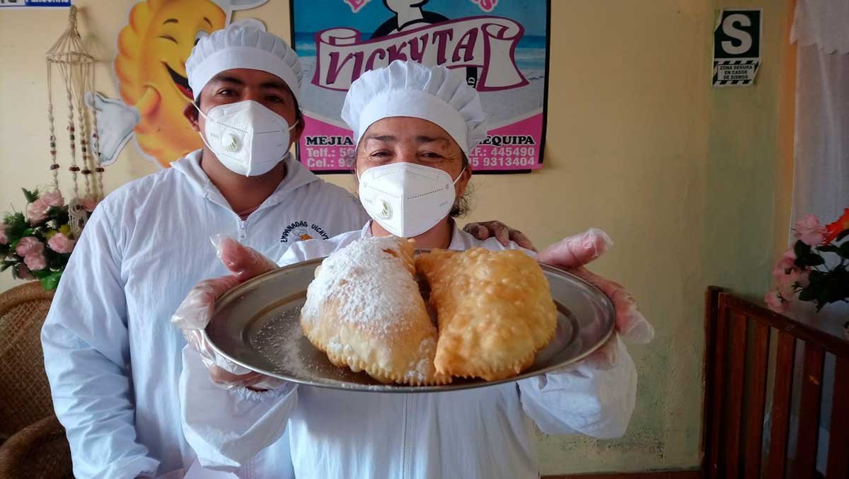 ‘Vickyta’, sus empanadas y el sueño de llegar a Suiza