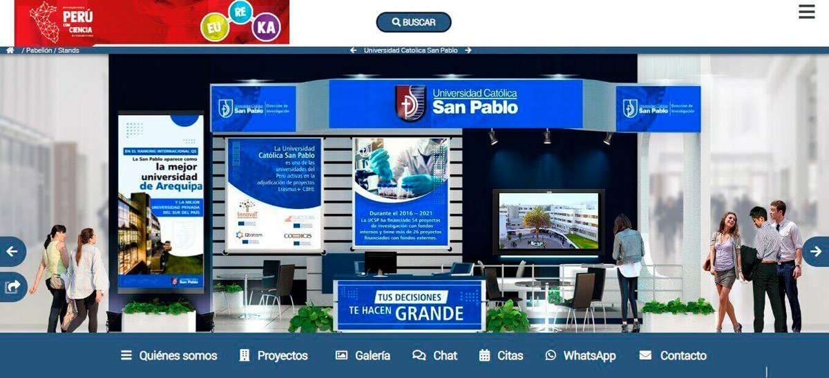 UCSP presente en la feria Perú con Ciencia con destacados proyectos de investigación