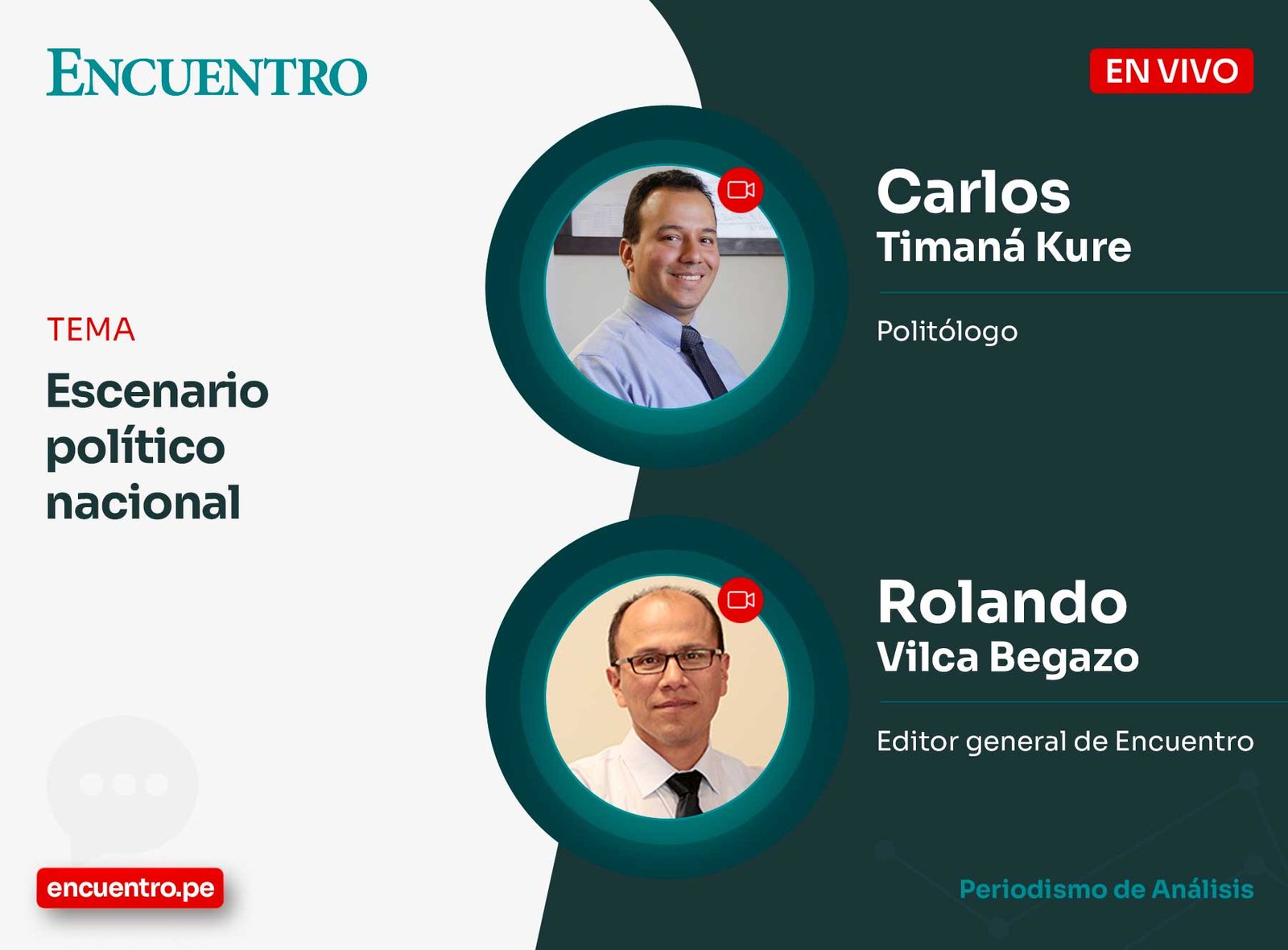 Escenario político nacional