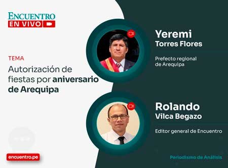 Autorización de fiestas por aniversario de Arequipa