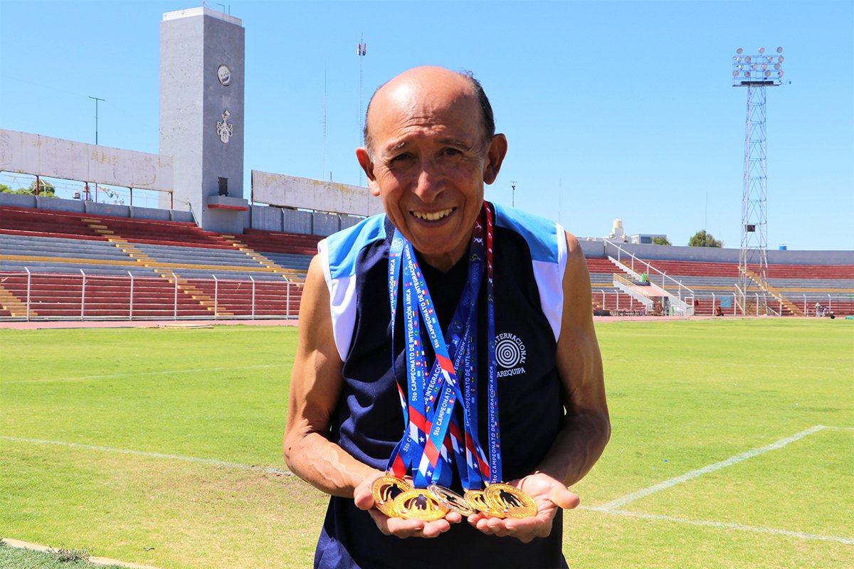 Alfredo Riveros: el atletismo le ayudó a superar el cáncer