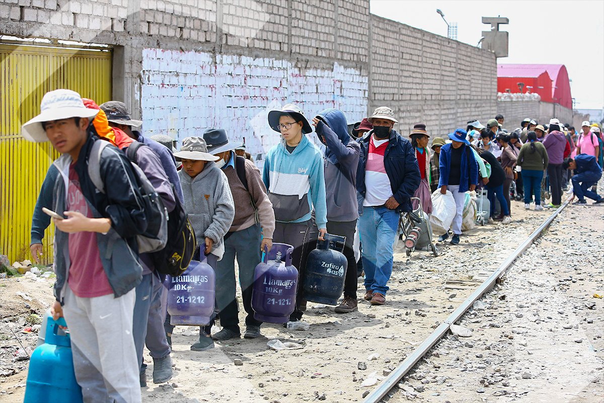 El drama de conseguir un balón de gas