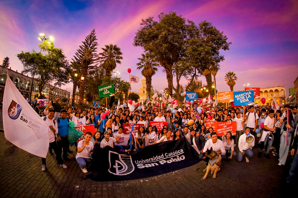 Marcharon por la vida y la familia
