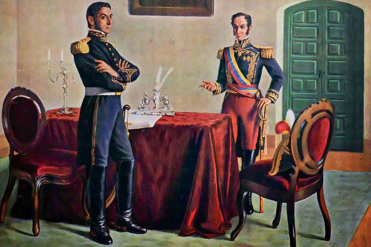La llegada de Bolívar al Perú