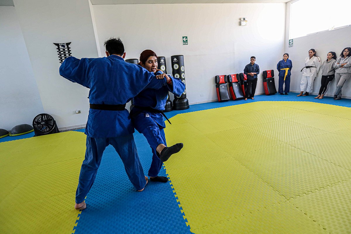 El judo contra la violencia a la mujer