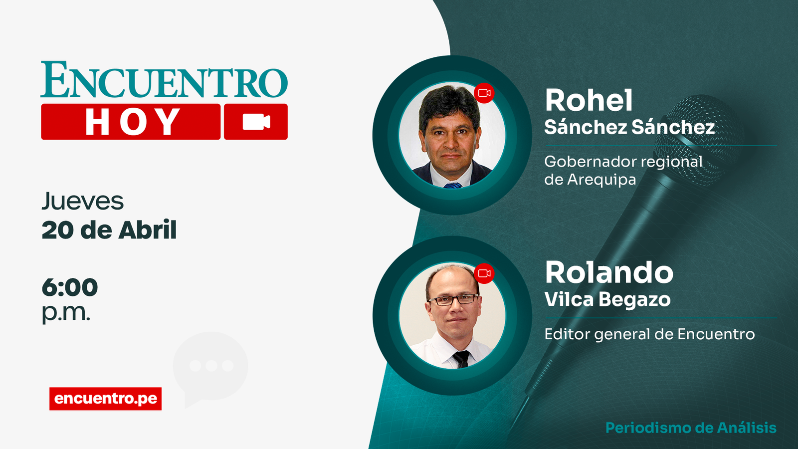 Entrevista al gobernador Rohel Sánchez