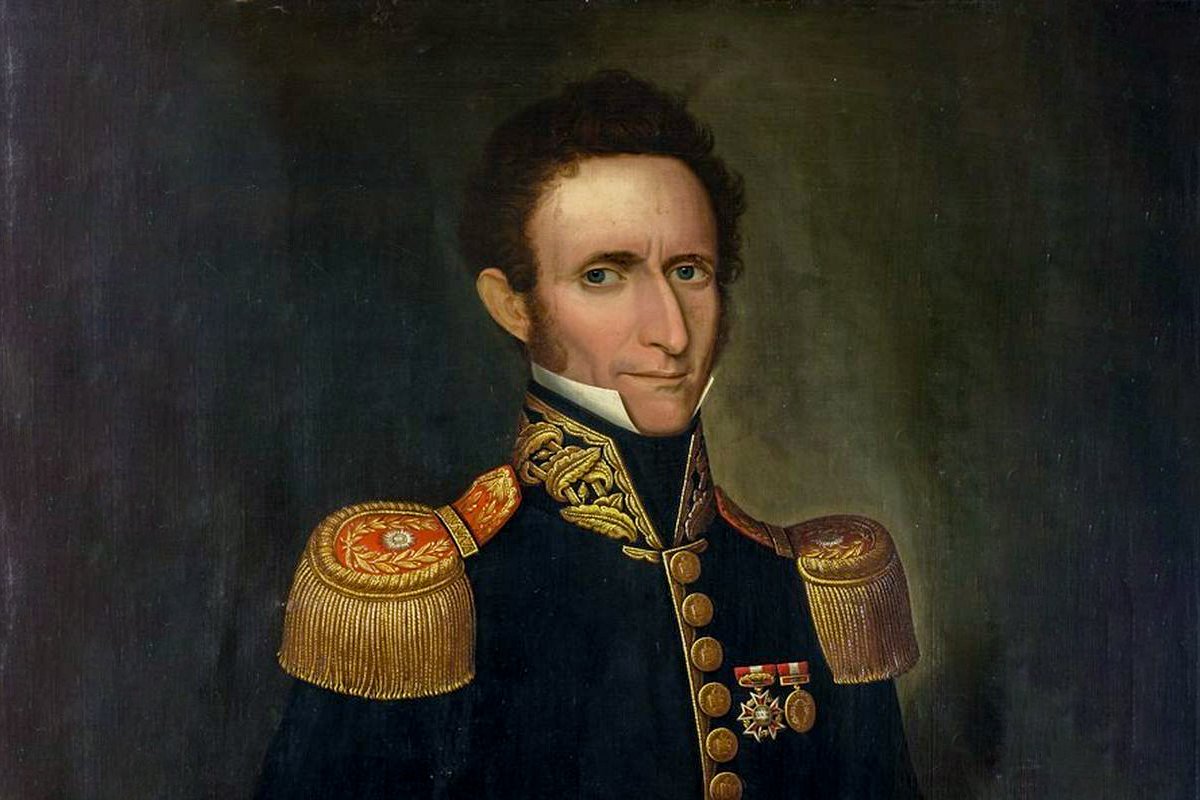 Bolívar y Francisco de Paula Otero, primer prefecto de Arequipa