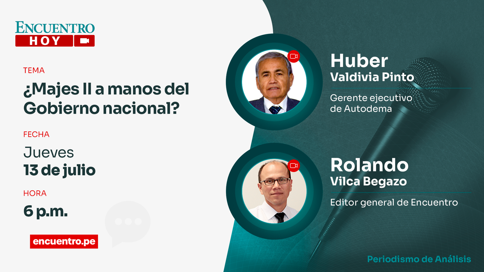 ¿Majes II a manos del Gobierno nacional?