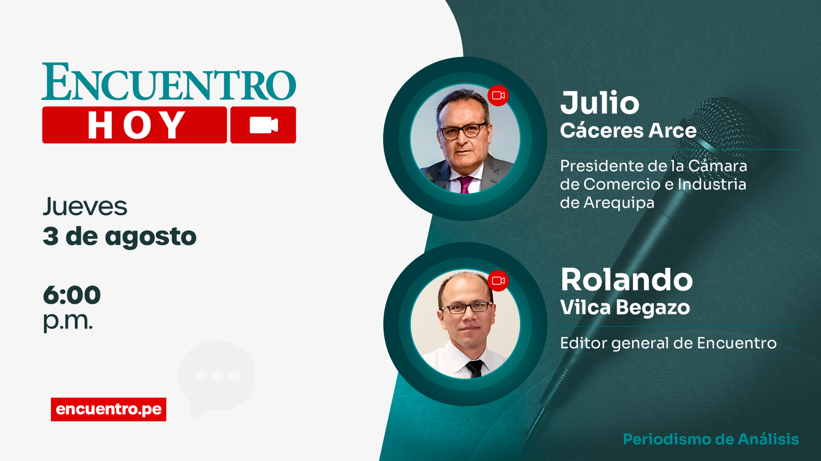 Entrevista a Julio Cáceres Arce