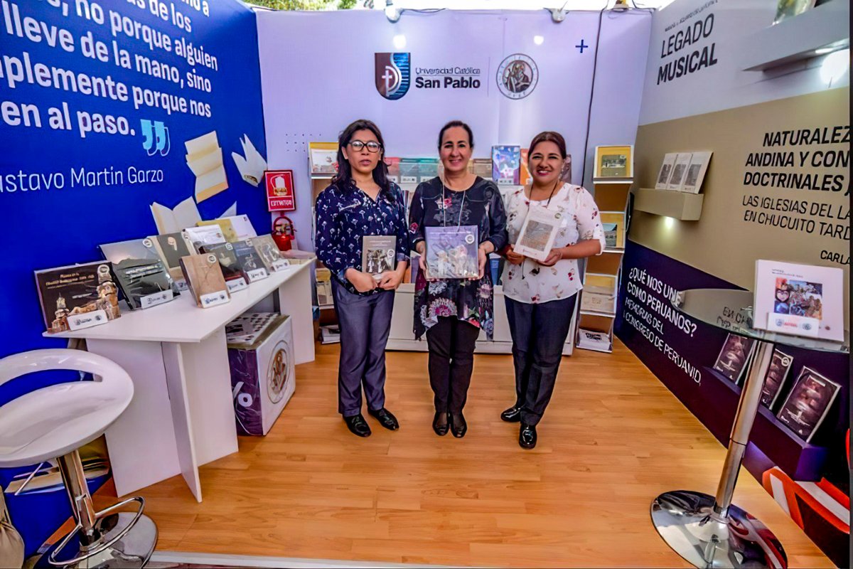 Fondo Editorial de la San Pablo participa en la FIL Arequipa con más de 100 títulos