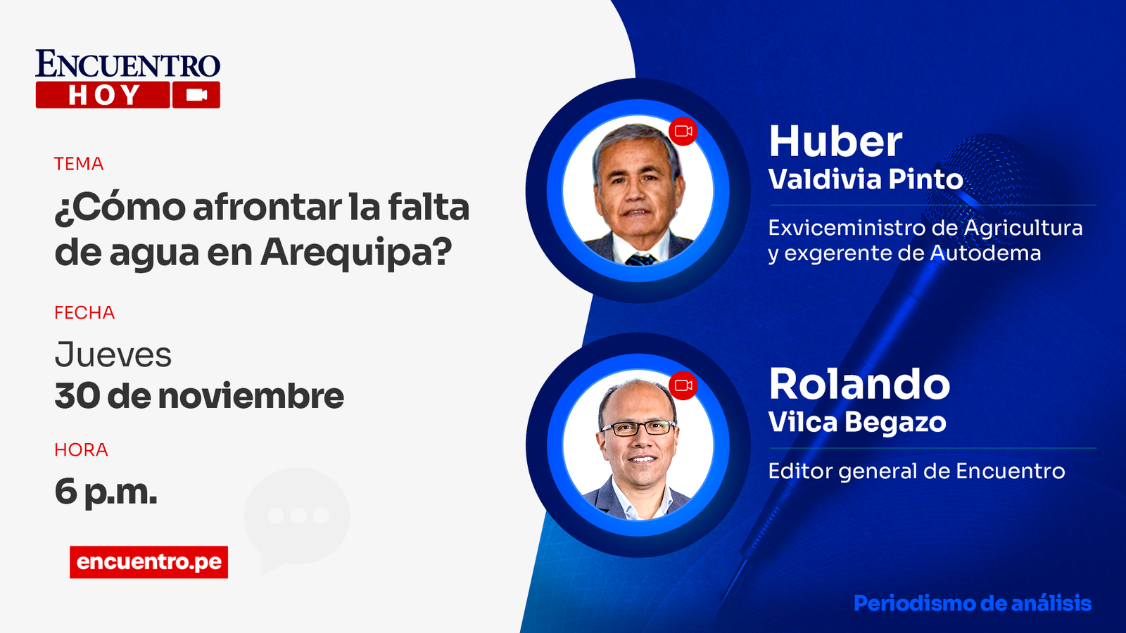 ¿Cómo afrontar la falta de agua en Arequipa?
