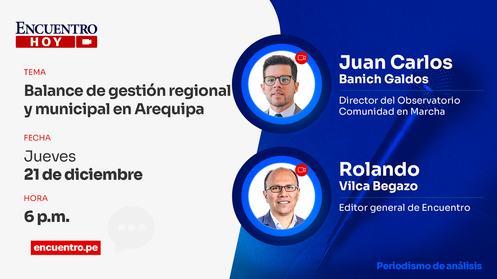 Balance de gestión regional y municipal en Arequipa