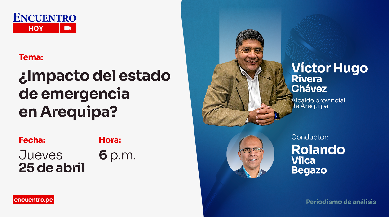 ¿Impacto del estado de emergencia en Arequipa?