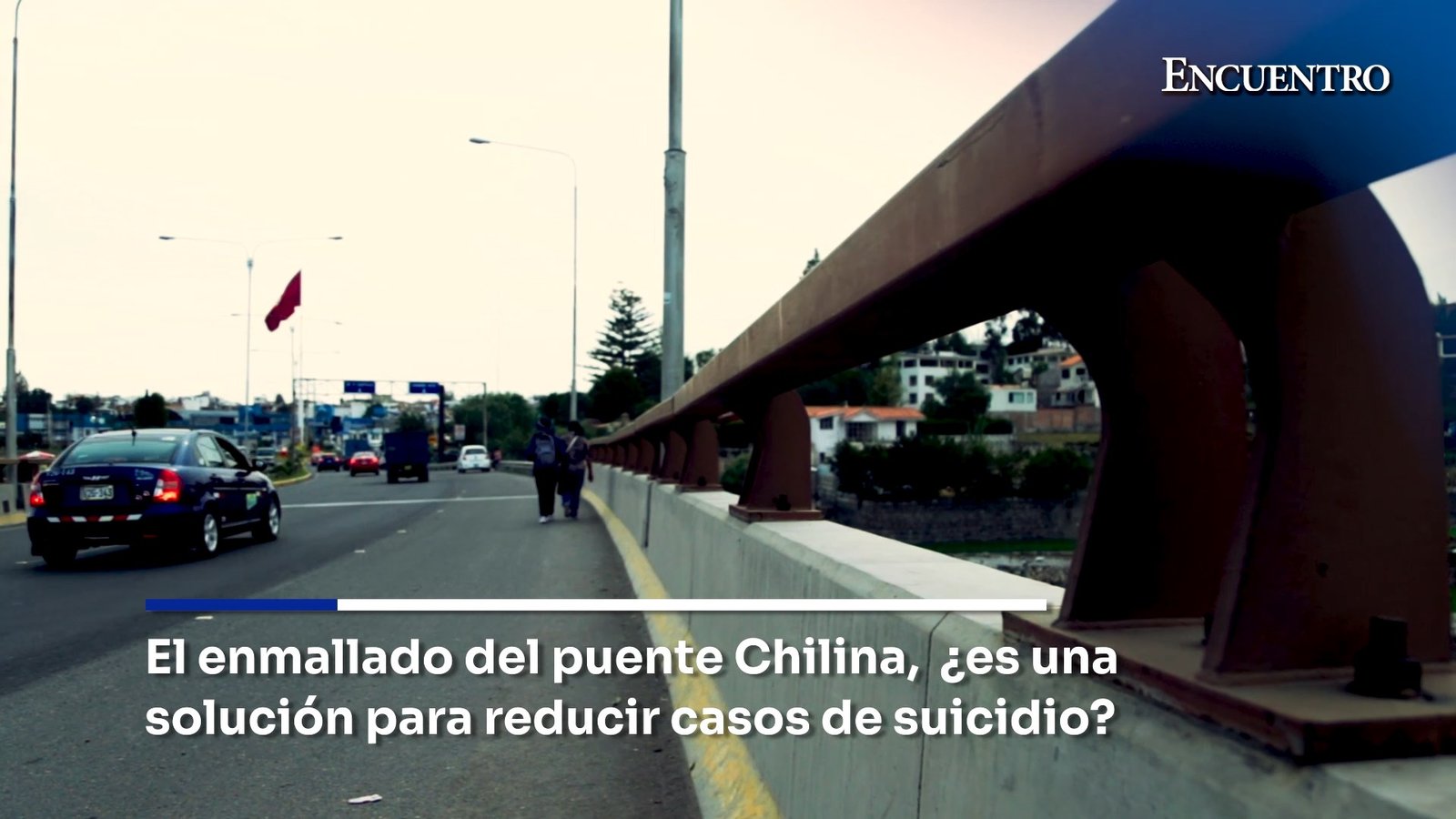 El enmallado del puente Chilina, ¿es una solución para reducir casos de suicidio?