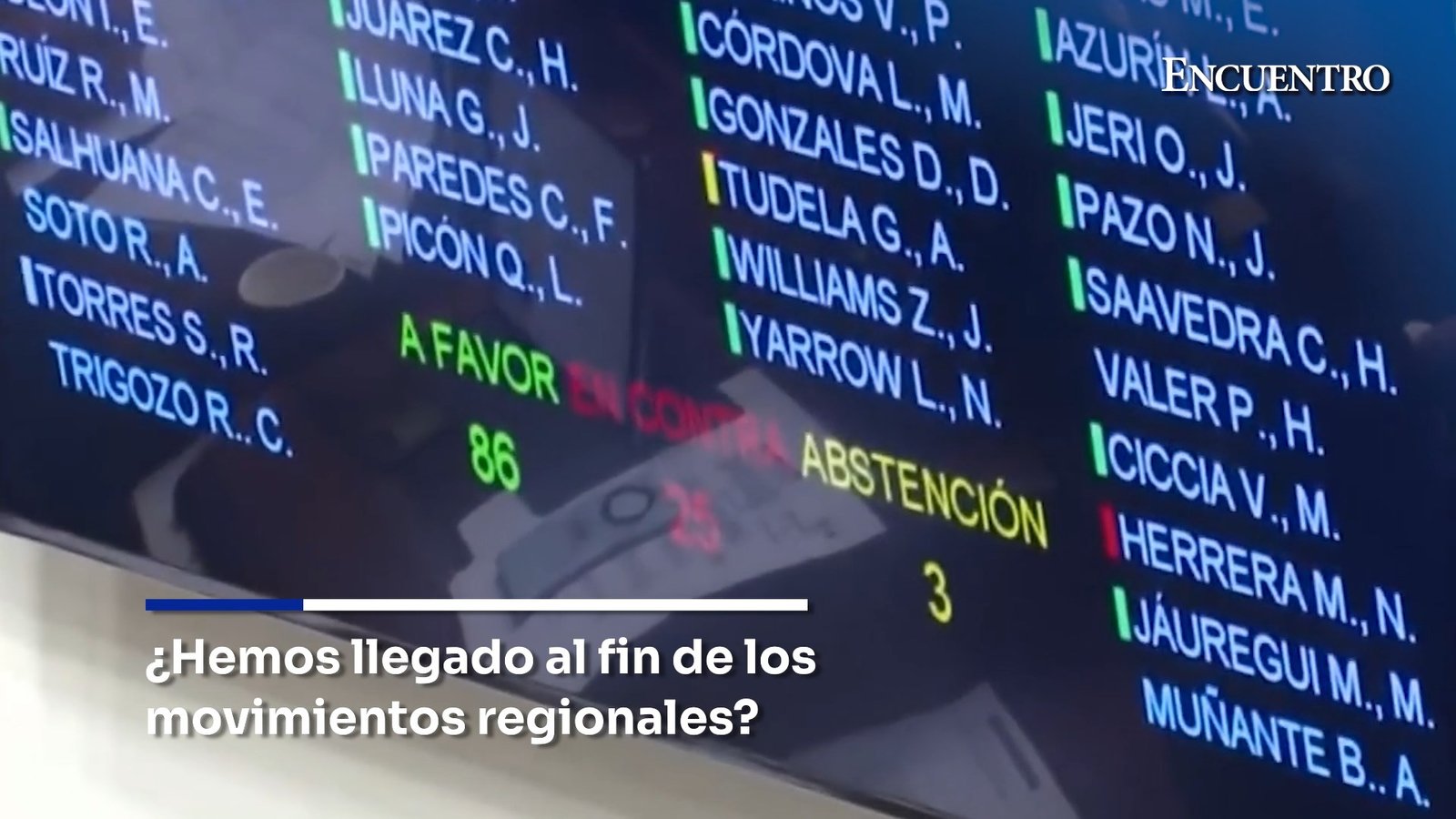 ¿Hemos llegado al fin de los movimientos regionales?