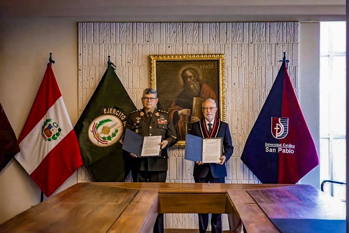 Personal del Ejército y sus familiares accederán a becas y descuentos para estudiar en la San Pablo