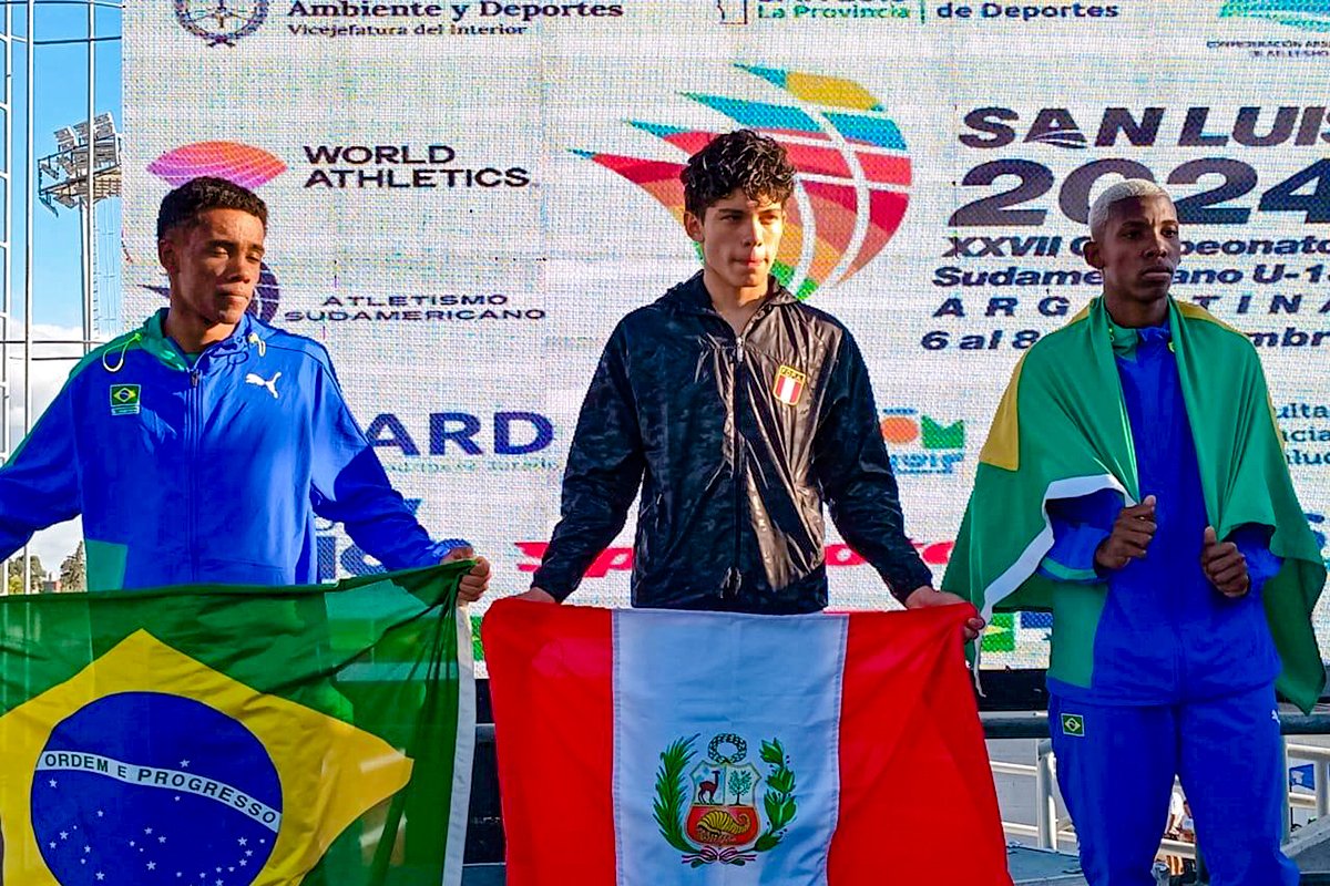 Giancarlo Bravo, el campeón sudamericano y promesa del atletismo peruano