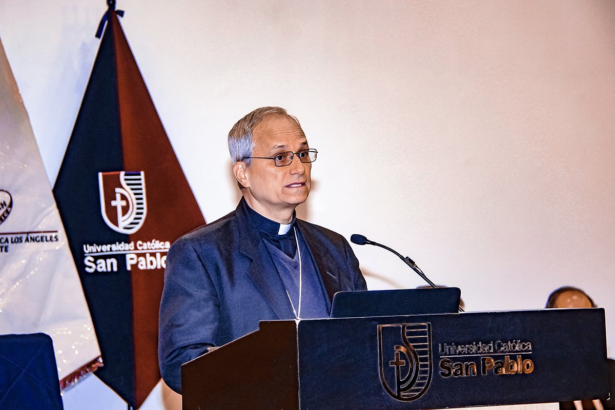 El papa León XIV visitó Arequipa y la Universidad Católica San Pablo en 2018