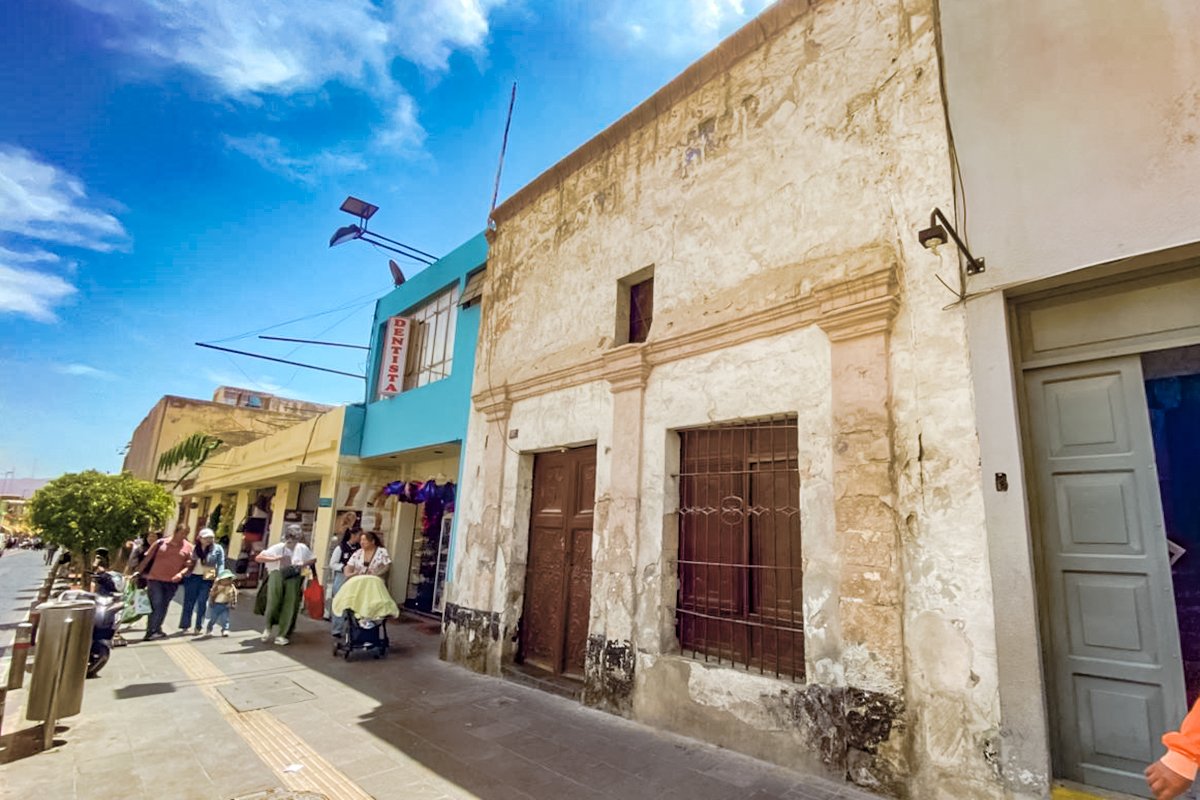 Casonas del centro histórico de Arequipa en abandono y sin conservación patrimonial